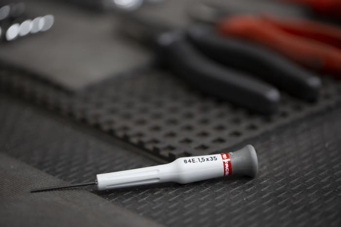 Facom Hexagon Precision Screwdriver, 1,5 mm Tip, 35 mm Blade, 117 mm Overall