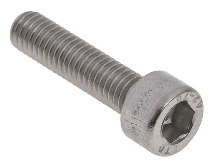 Vis 6 pans creux, M6 x 25mm, en Acier inoxydable