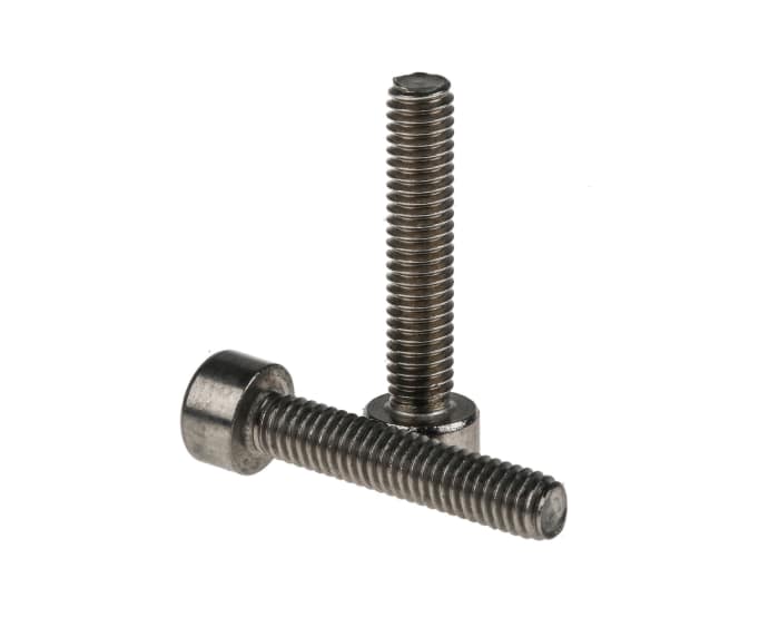 RS PRO Stainless Steel Hex Socket Cap Screw, DIN 912, M4 x 20mm