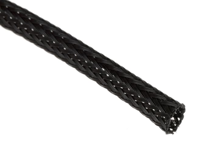 Expandable Braided Cable Sleeving (1m * Black / 6mm)