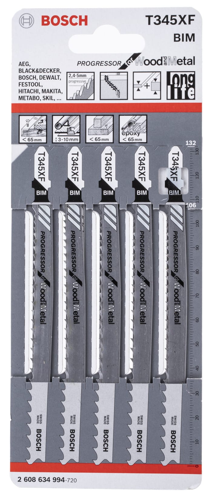 2608634994 Bosch Bosch 5 10 Teeth Per Inch Metal Wood 108mm