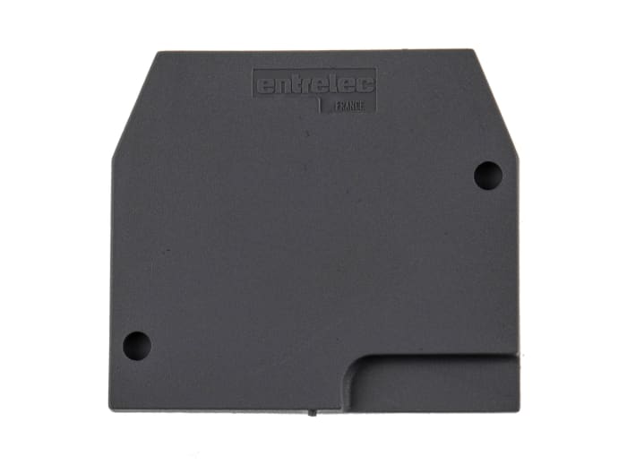 Entrelec FEM Series End Cover for Use with DIN Rail Terminal Blocks