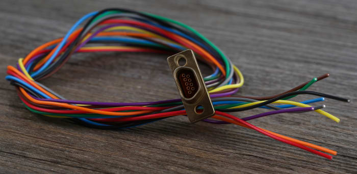 RS PRO 9 Way Panel Mount D-sub Connector Socket, 2.77mm Pitch