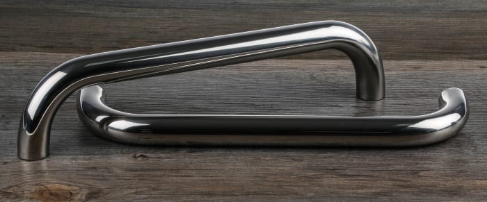 RS PRO Silver Stainless Steel Handle 75 mm Height, 25mm Width, 325mm Length