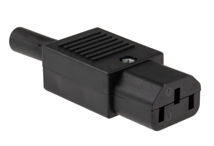 Bulgin C13 Cable Mount IEC Connector Socket, 10A, 250 V