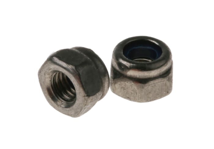 RS PRO Stainless Steel Lock Nut, DIN 985, M3