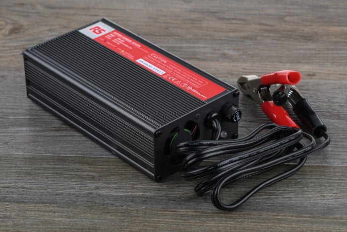 RS PRO Battery Charger For Lead Acid 1 Cell 12V 12A with EU plug