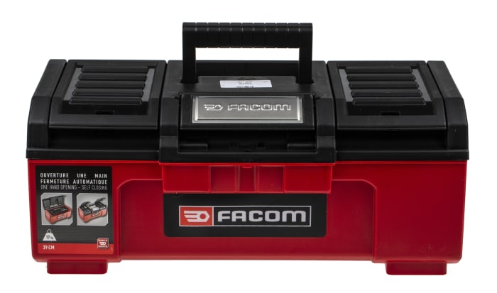 Facom One Touch Plastic Tool Box, 391 x 222 x 164mm
