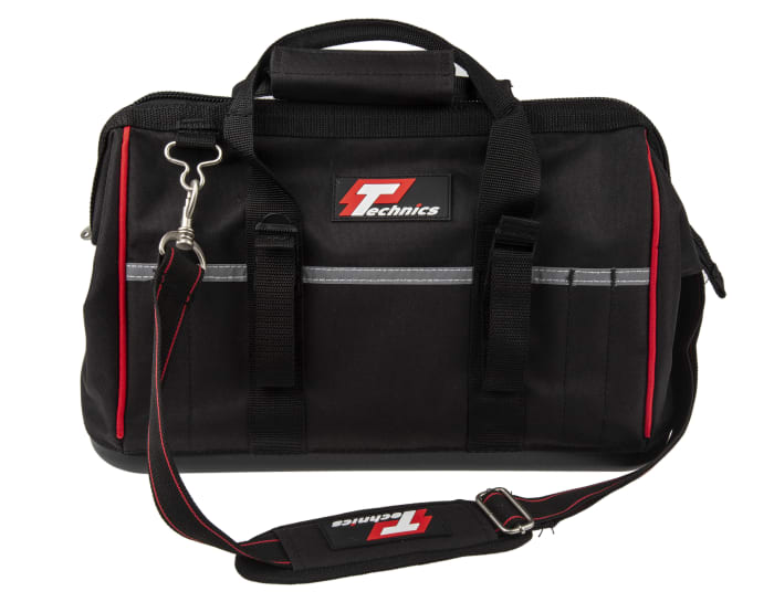 Technics Polyester Hard Bottom Bag with Shoulder Strap 415mm x 225mm x 290mm