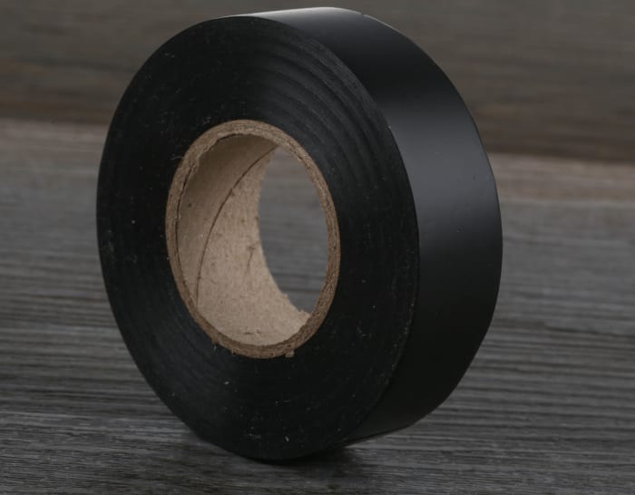 RS PRO White PVC Electrical Tape, 12mm x 20m