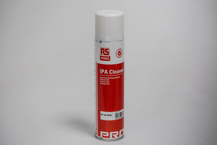Alcool isopropylique RS PRO, Aérosol 400 ml pour Electronique, nettoyage général