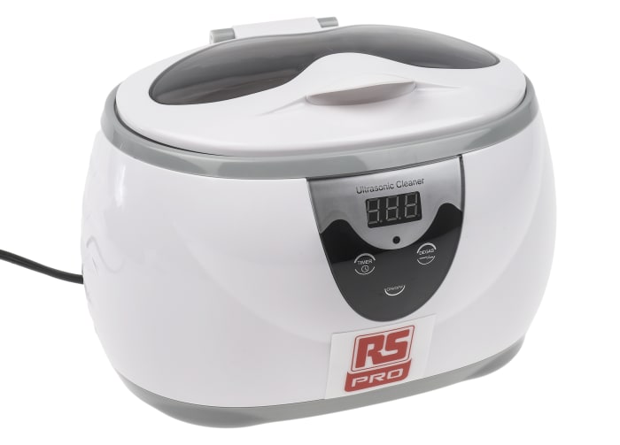 RS PRO, RS PRO Ultrasonic Cleaner, 600ml, 136-8566