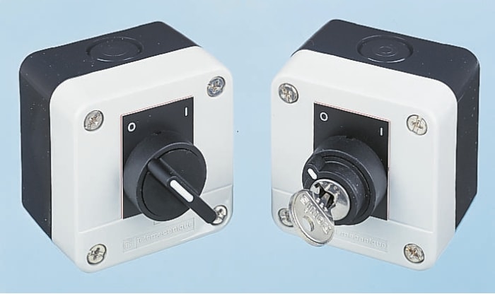 Schneider Electric Stay Put Enclosed Push Button - SPST, IP65, IP67