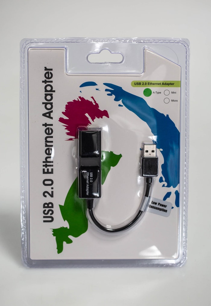 RS PRO Port USB Ethernet Adapter USB 2.0 USB 2.0 to RJ45 10/100Mbit/s Network Speed