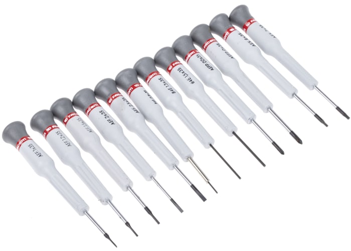 Facom 12 Piece Electronics Tool Kit with Case