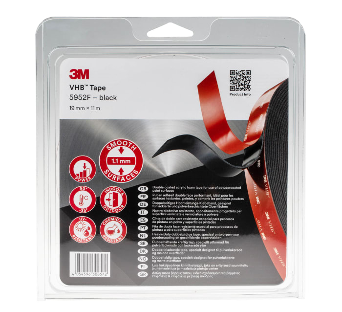 3M 5952F 19MMX50M Поролоновая лента