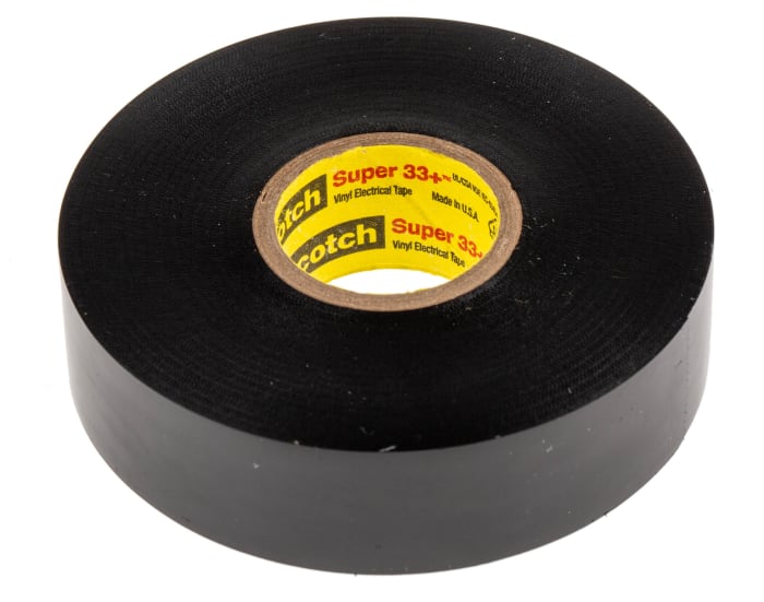 SUPER 33+ 20 X 19 3M 3M Scotch Super 33+ Black PVC Electrical Tape