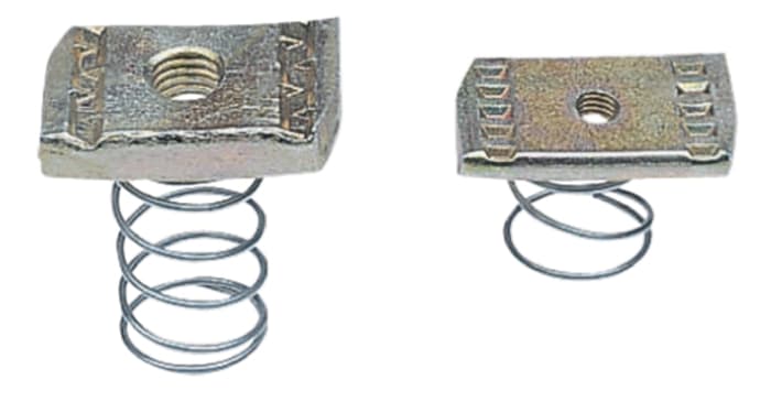 RS PRO Channel Nut, M8, Nut Base Dimensions 41 x 41mm, Zinc Plated Steel, 0.065kg