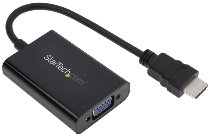 StarTech.com HDMI to VGA Adapter, 250mm Length - 1920 x 1080 Maximum Resolution