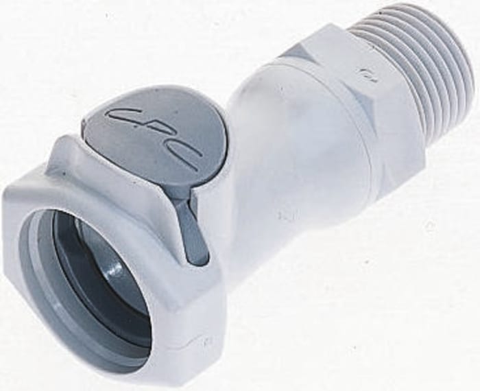 Colder Products Hose Connector, Straight Threaded Coupling, NPT 3/8in, 4.2 bar