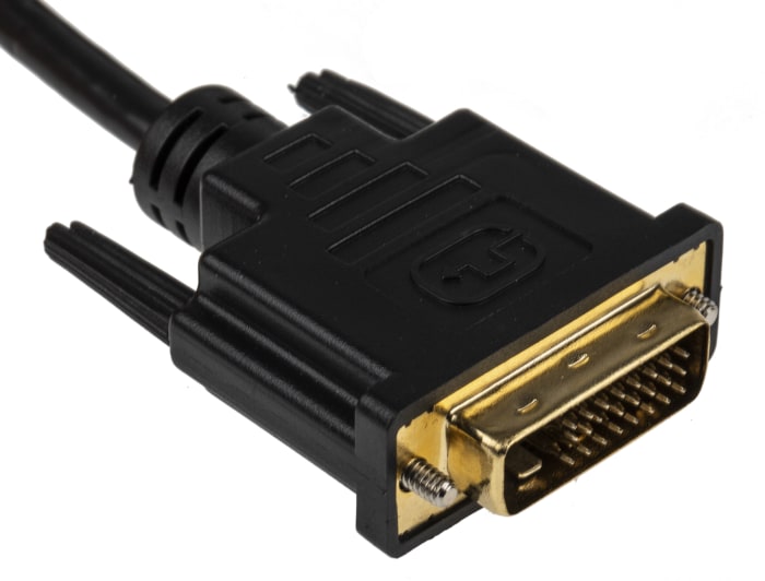 Câble DisplayPort RS PRO, DisplayPort/ DVI-D Dual Link M /M en 5m Noir Code  commande RS: 182-8788