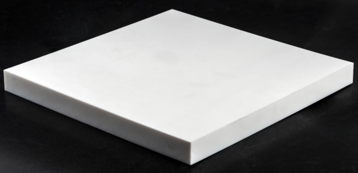 RS PRO Natural Polyamide Plastic Sheet, 500 mm x 500 mm x 20 mm, Epoxy Resin, Fine Weave Cotton, Acrylic, Fibreglass