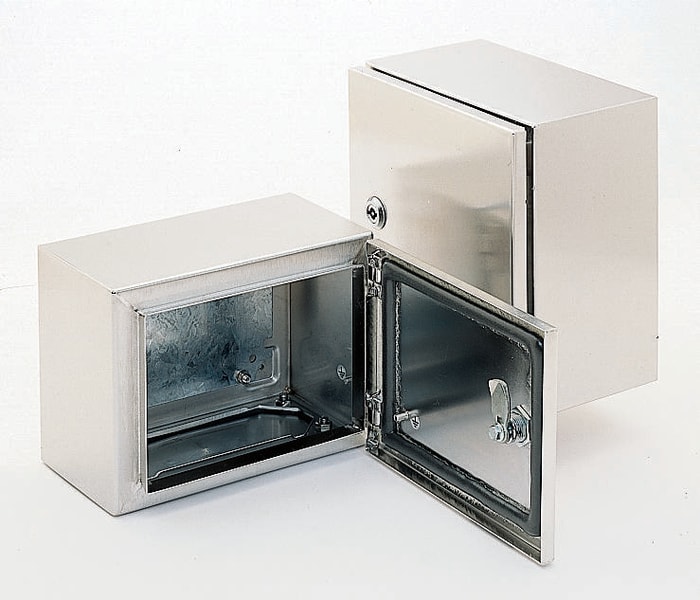RS PRO 304 Stainless Steel Wall Box, IP66, 360 mm x 240 mm x 150mm