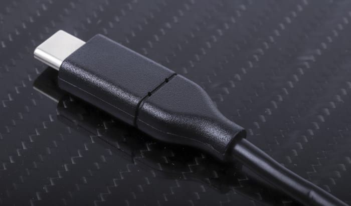 Câble USB RS PRO, USB C vers USB C, 2m, Noir