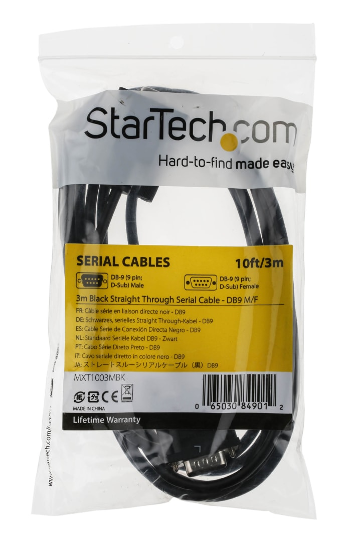 MXT1003MBK StarTech.com | StarTech.com Male 9 Pin D-sub to Female