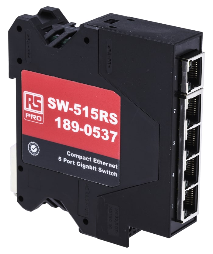 RS PRO Unmanaged 5 Port Ethernet Switch