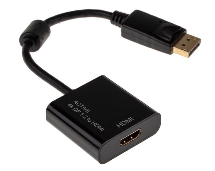 RS PRO HDMI Adapter, Male DisplayPort to Female HDMI