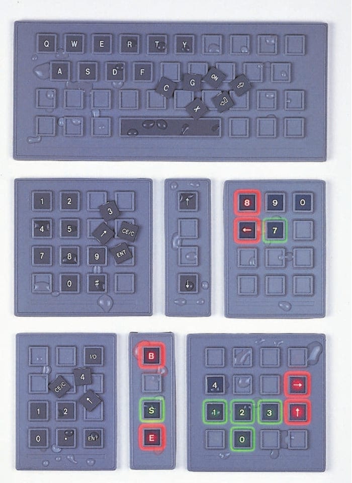 Tuş Takımı (Keypad), 12 Tuşlu , Aydınlatmalı, IP67