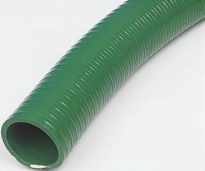 RS PRO Green PVC Reinforced Flexible Ducting, 10m, 150mm Bend Radius