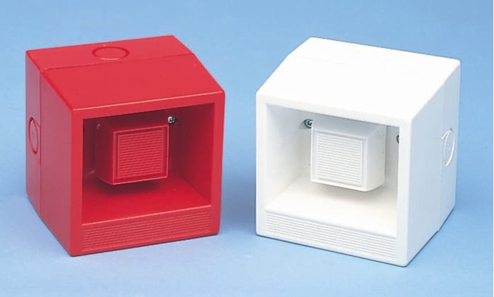 White 2tone low current sounder,10-25Vdc