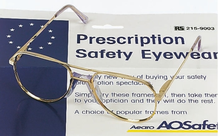 Single vision prescription safety glass