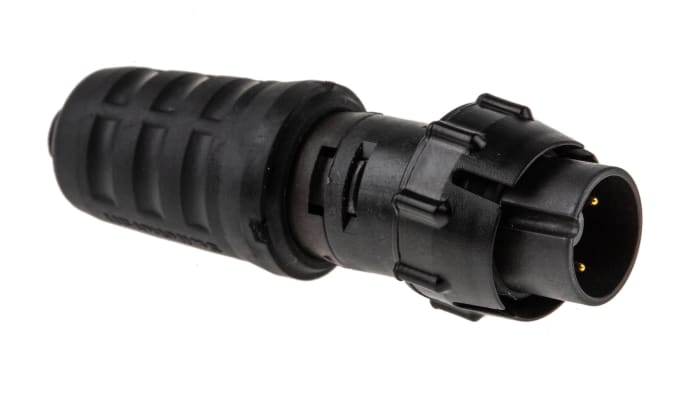 Switchcraft Circular Connector, 2 Contacts, Cable, Cable, Standard Connector, Plug, Male, IP68, IP69K, EN3 Series
