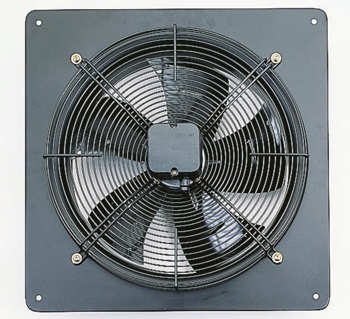 72W Axial Plate Fan, 250mm, 230 V ac