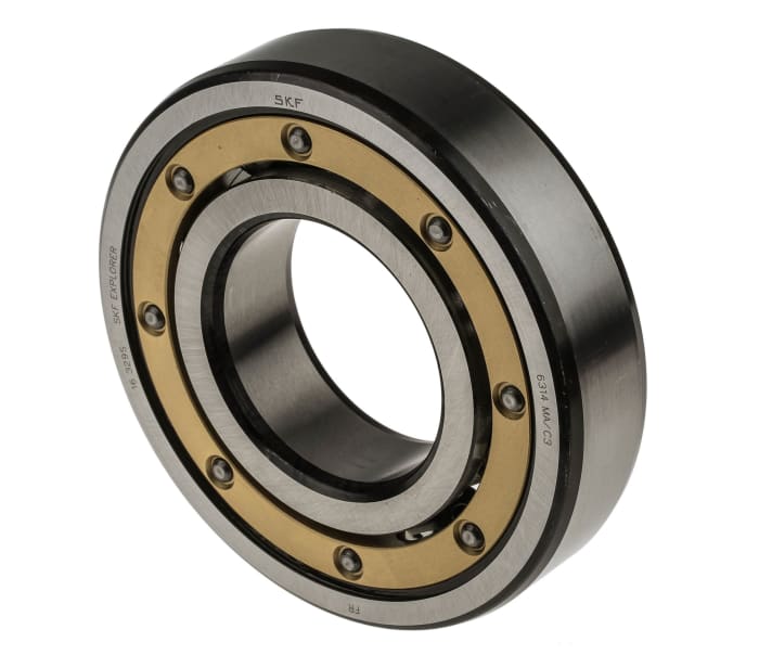 SKF 6314 Single Row Deep Groove Ball Bearing- Open Type End Type, 70mm I.D,  150mm O.D