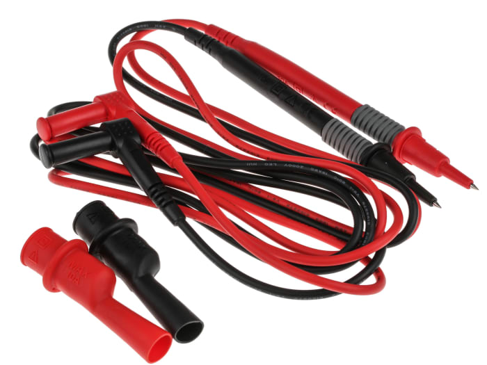 Kit de cordons de test RS PRO 1.2m CAT III 1000V