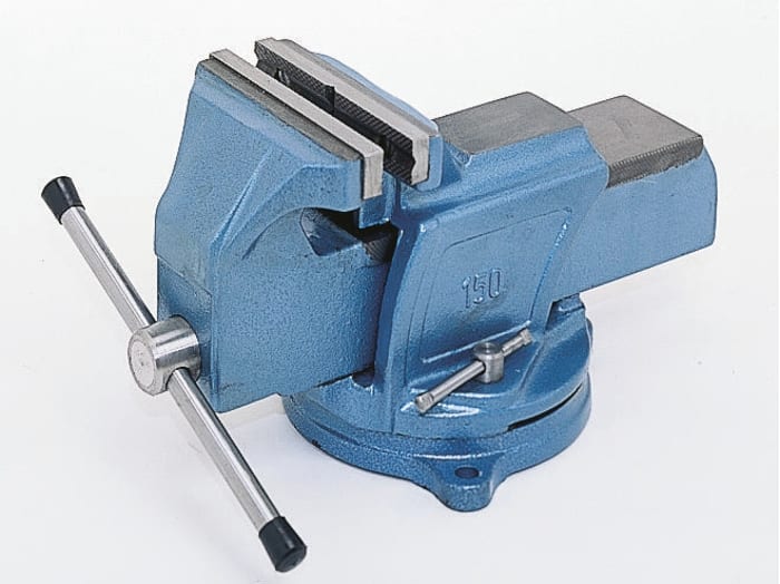 Vice, Swivel,Bench Mount, 6in Jaws