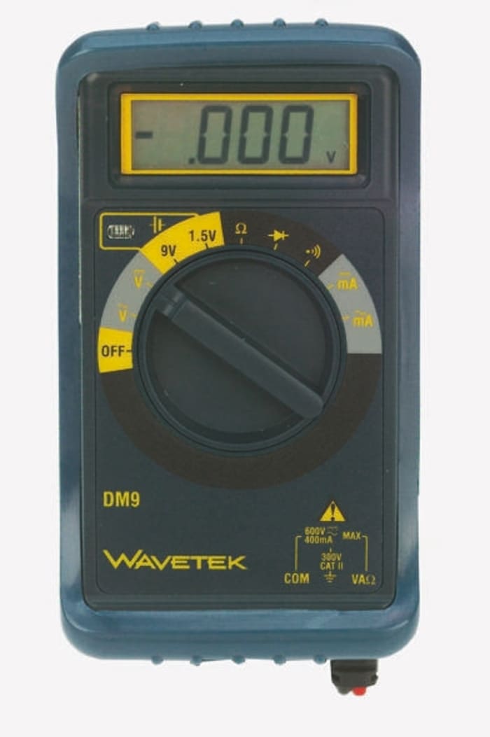 DM7 Wavetek Meterman Wavetek Meterman DM7 Handheld LCD Digital Multimeter 2539308 RS