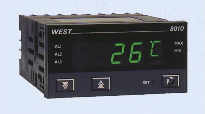 1/8 DIN indicator w/red display,90-264V