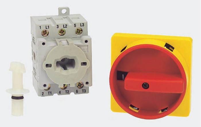 Allen Bradley 6P Pole Isolator Switch - 32A Maximum Current, 15kW Power Rating, IP66