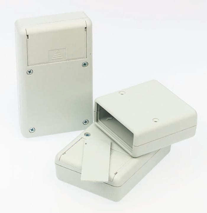 Boîtier portable Hammond 1593 en ABS Gris, dim. ext. 140.22 x 66.22 x 28mm, IP54