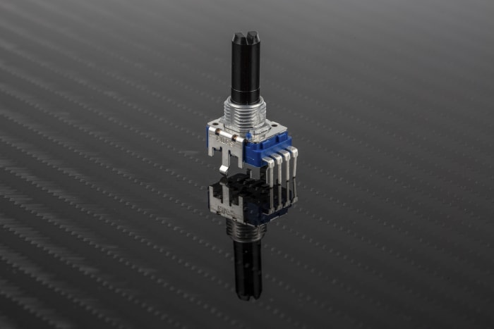 Alps Alpine RK11K 50kΩ Rotary Carbon Film Potentiometer, Panel Mount (Through Hole), RK11K1140A63