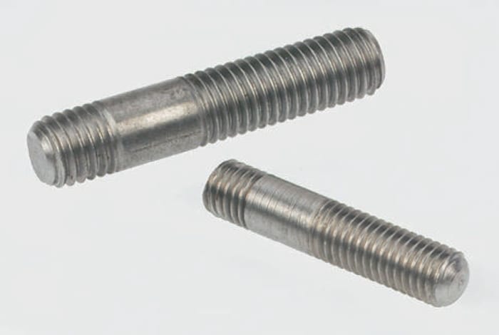 Tige &amp; goujon filetée Acier Galvanisé RS PRO, M12 x 60mm
