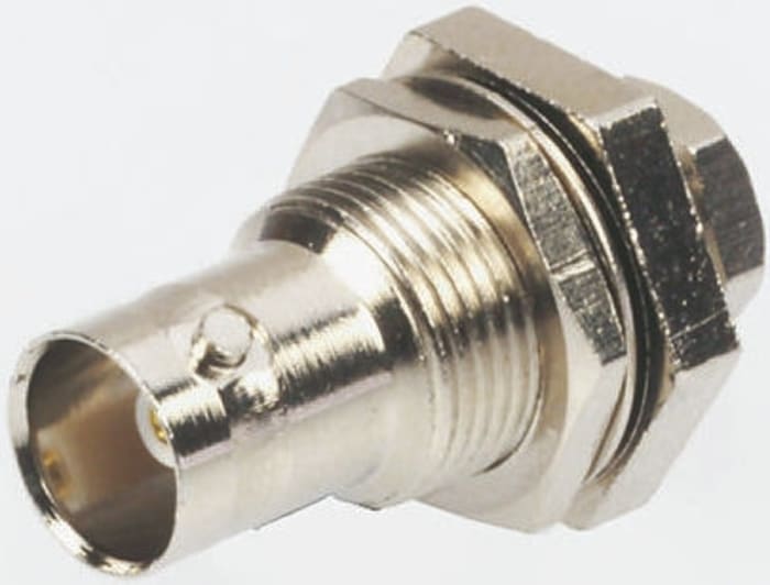 RS PRO Femelle Droit, raccordement A souder 50Ω Montage panneau