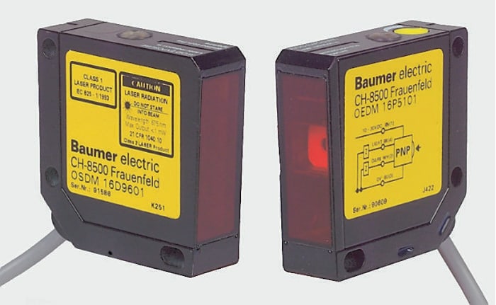 Baumer Through Beam Photoelectric Sensor, Block Sensor, 8 m Detection Range