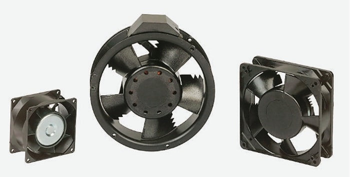 Environmentprotected fan,399cu.m/h 24Vdc