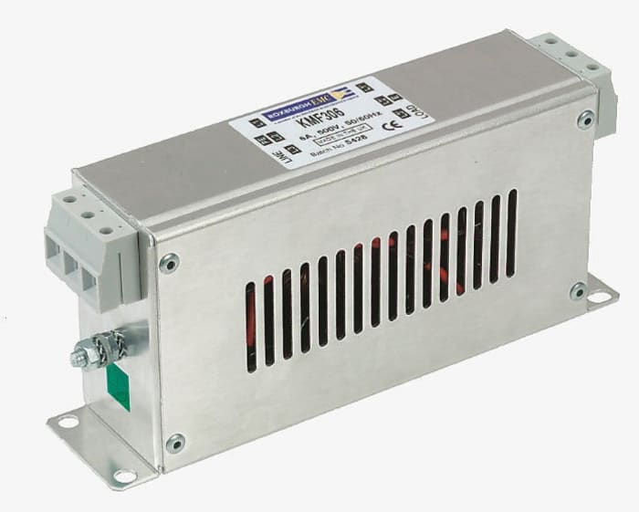 Roxburgh EMC, KMF 70A 500 V ac 60Hz, Flange Mount RFI Filter, Stud 3 Phase